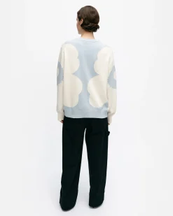 Vaatteet Marimekko Arkki Heijastus Unikko Puuvillaneulepusero