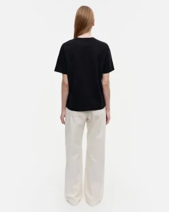 Vaatteet Marimekko Erna Relaxed Unikko Placement T-Paita