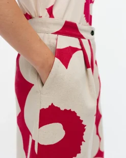 Vaatteet Marimekko Hyu00F6Ky Unikko Puuvillapellavashortsit