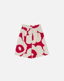 Vaatteet Marimekko Hyu00F6Ky Unikko Puuvillapellavashortsit