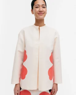 Vaatteet Marimekko Kerran Heijastus Unikko Puuvillapellavapaita