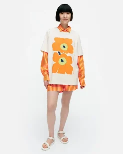 Vaatteet Marimekko Kioski Embla Unikko Placement T-Paita
