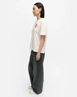 Vaatteet Marimekko Kioski Erna Lempi Unikko Placement T-Paita