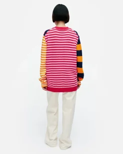 Vaatteet Marimekko Kioski Kesu00E4Koju Maalis Patja Puuvillaneulepaita