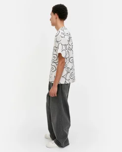 Vaatteet Marimekko Kioski Nopeus Pieni Piirto Unikko T-Paita