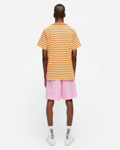 Vaatteet Marimekko Kioski Tasaraita Men Shortsleeve T-Paita