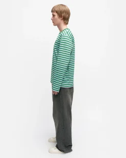 Vaatteet Marimekko Kioski Tasaraita Menu00B4S Longsleeve Trikoopaita