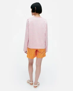 Vaatteet Marimekko Kioski Tasaraita Relaxed Longsleeve Trikoopaita