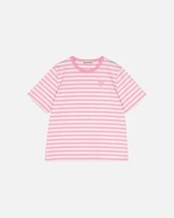 Vaatteet Marimekko Kioski Tasaraita Relaxed Shortsleeve T-Paita