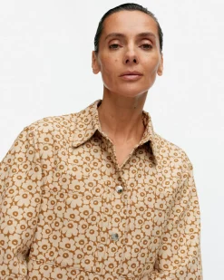 Vaatteet Marimekko Kukkein Unikko Puuvillahaalari