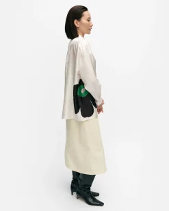 Vaatteet Marimekko Outi Heijastus Unikko Silkkipaita