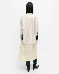 Vaatteet Marimekko Outi Heijastus Unikko Silkkipaita