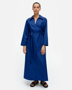 Vaatteet Marimekko Perenna Solid Puuvillapopliinimekko