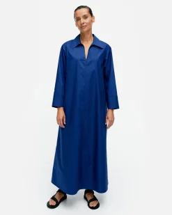 Vaatteet Marimekko Perenna Solid Puuvillapopliinimekko