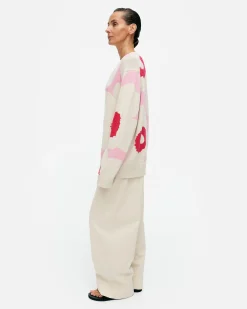 Vaatteet Marimekko Pu00E4Ivu00E4 Unikko Puuvillaneulepusero