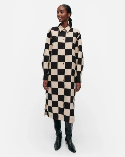 Vaatteet Marimekko Rasteri Kukko Ja Kana Puuvillapellavamekko