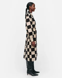 Vaatteet Marimekko Rasteri Kukko Ja Kana Puuvillapellavamekko