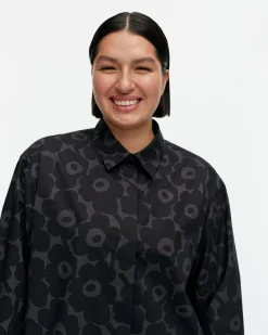 Vaatteet Marimekko Ruoste Mini Unikko Puuvillapopliinipaita