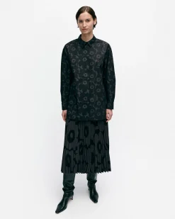 Vaatteet Marimekko Ruoste Mini Unikko Puuvillapopliinipaita