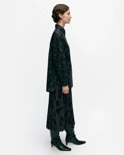 Vaatteet Marimekko Ruoste Mini Unikko Puuvillapopliinipaita