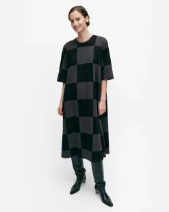 Vaatteet Marimekko Tangentti Kukko Ja Kana Trikoomekko