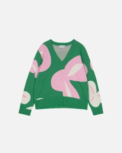 Vaatteet Marimekko Viuhko Poiminto Puuvillaneulepusero